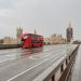 a red bus on the road