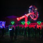people inside an amusement park ride
